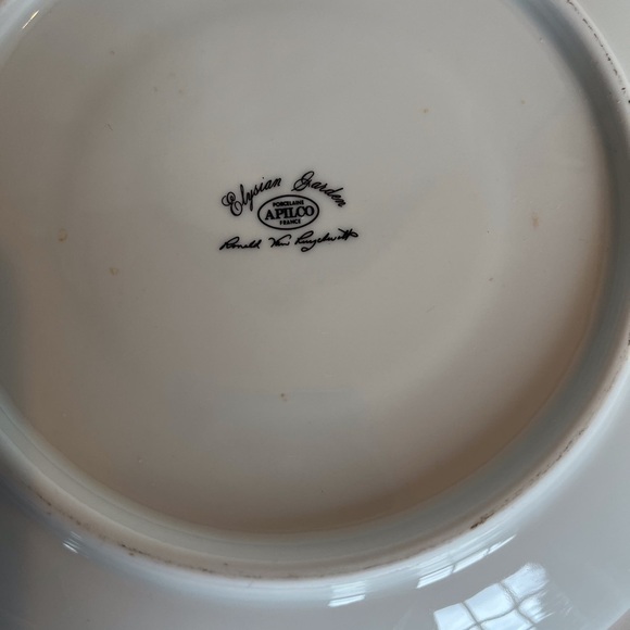 Apilco French Elysian Garden Porcelaine Oversized Breakfast Cup and Saucer - Picture 13 of 15